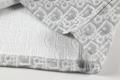 260113 New high-quality custom fabric towel-printed jacquard t-shirt