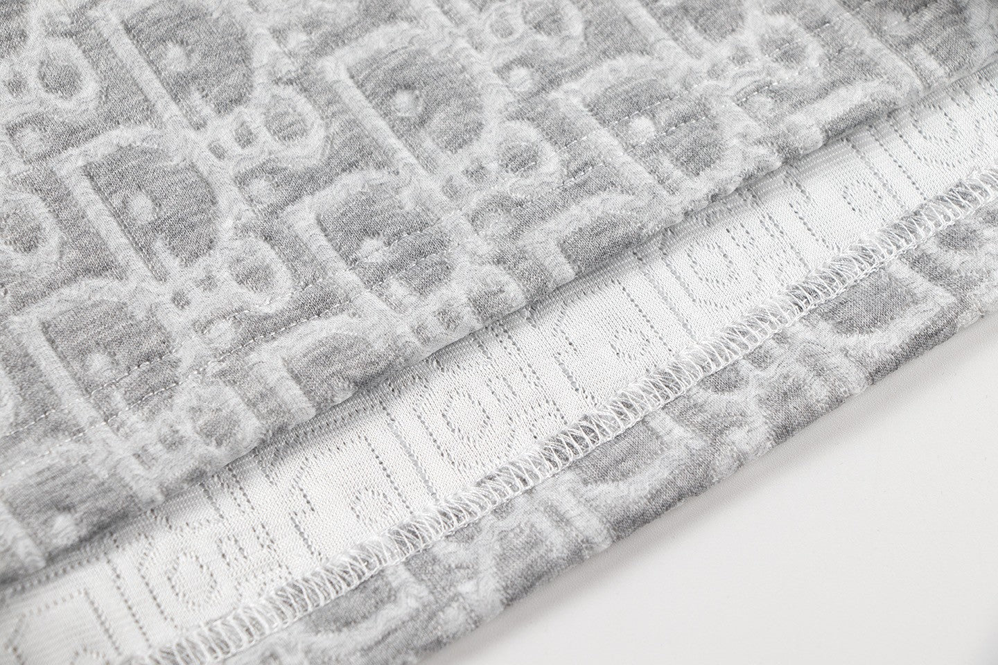 260113 New high-quality custom fabric towel-printed jacquard t-shirt