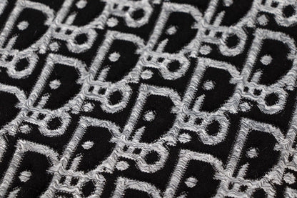 260113 New high-quality custom fabric towel-printed jacquard t-shirt