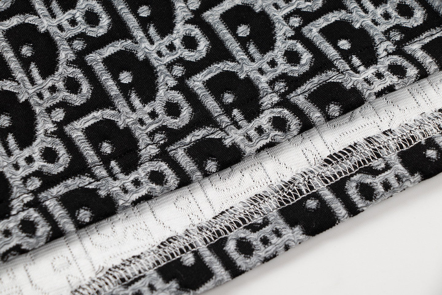 260113 New high-quality custom fabric towel-printed jacquard t-shirt
