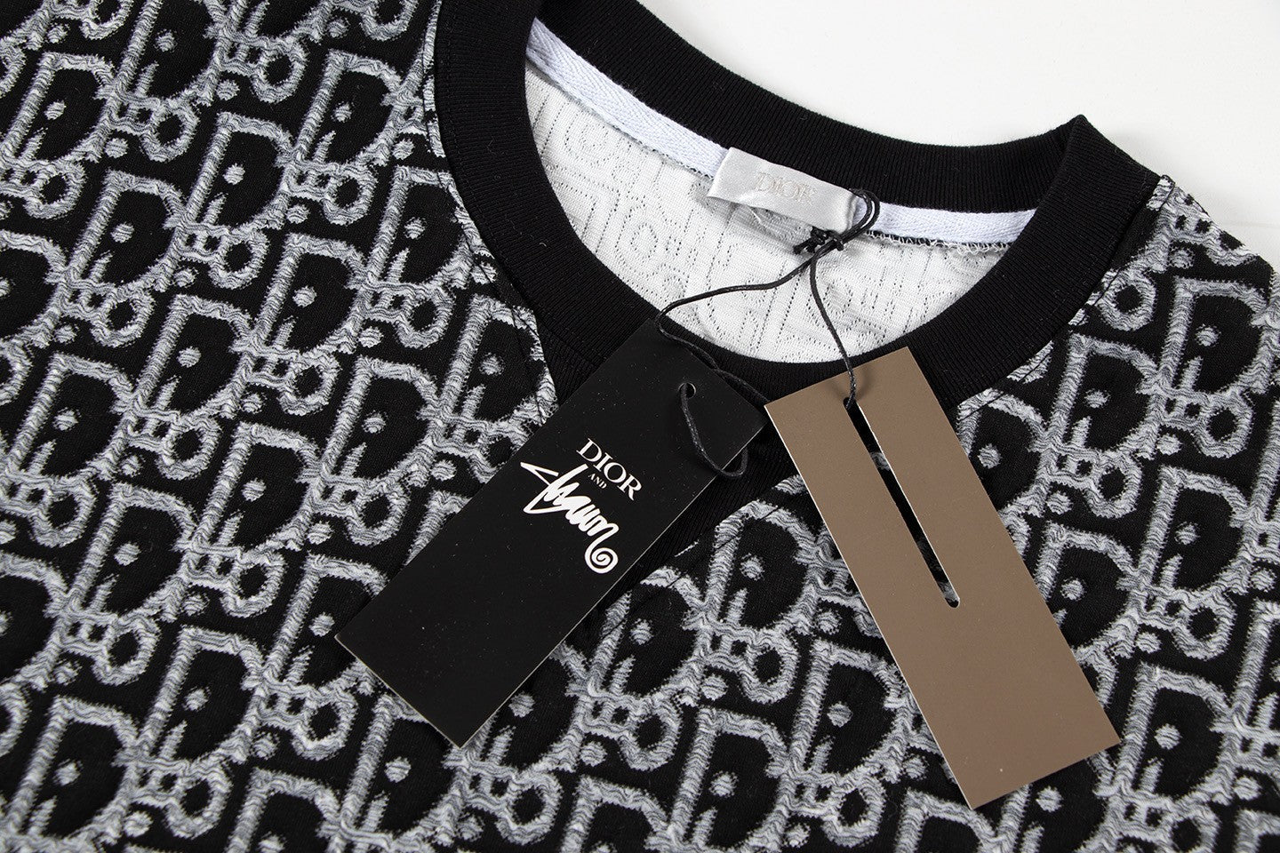 260113 New high-quality custom fabric towel-printed jacquard t-shirt