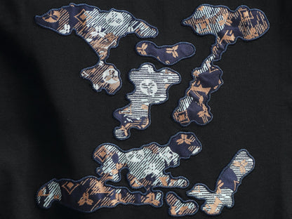 260113 New high-quality classic patchwork embroidered T-shirt