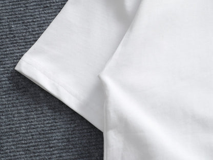 260113 New high-quality classic patchwork embroidered T-shirt