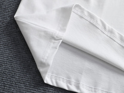 260113 New high-quality classic patchwork embroidered T-shirt