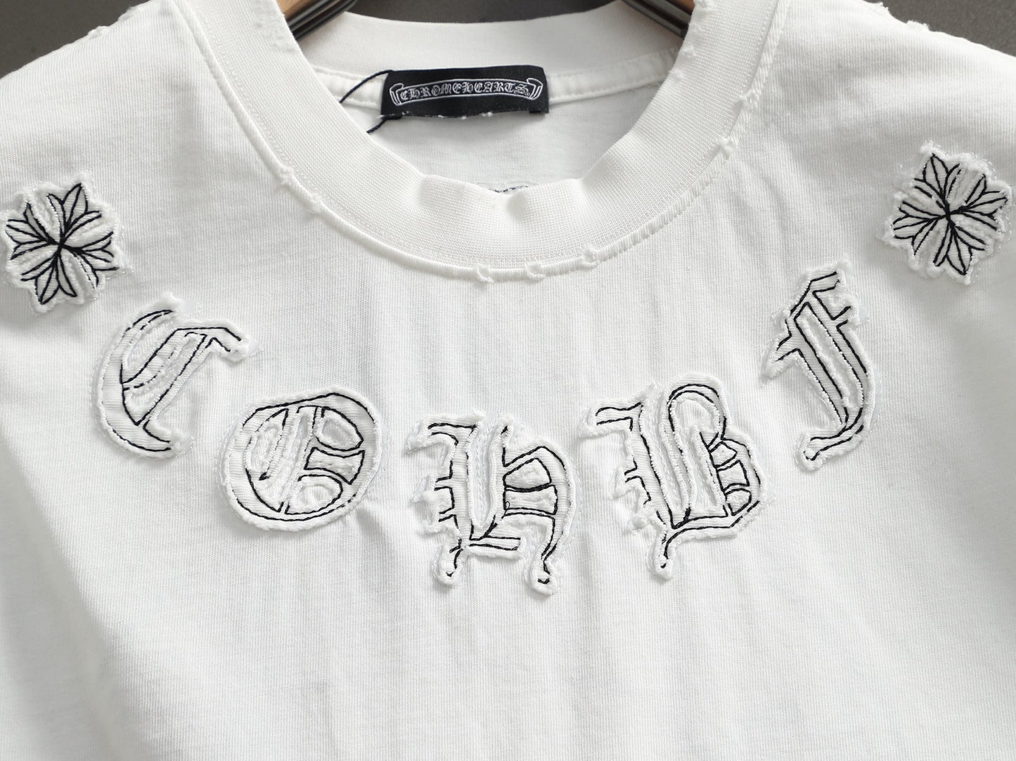 260113 New high-quality classic patchwork embroidered T-shirt
