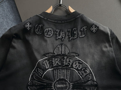 260113 New high-quality classic patchwork embroidered T-shirt