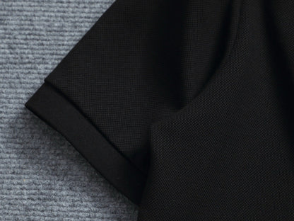 260113 New high-quality classic check-patterned woven collar polo