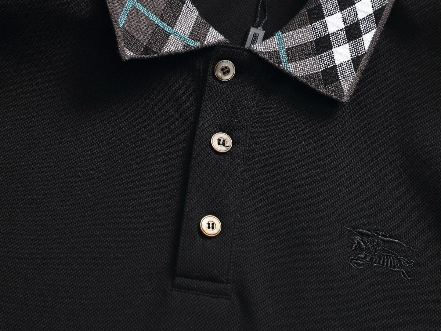 260113 New high-quality classic check-patterned woven collar polo