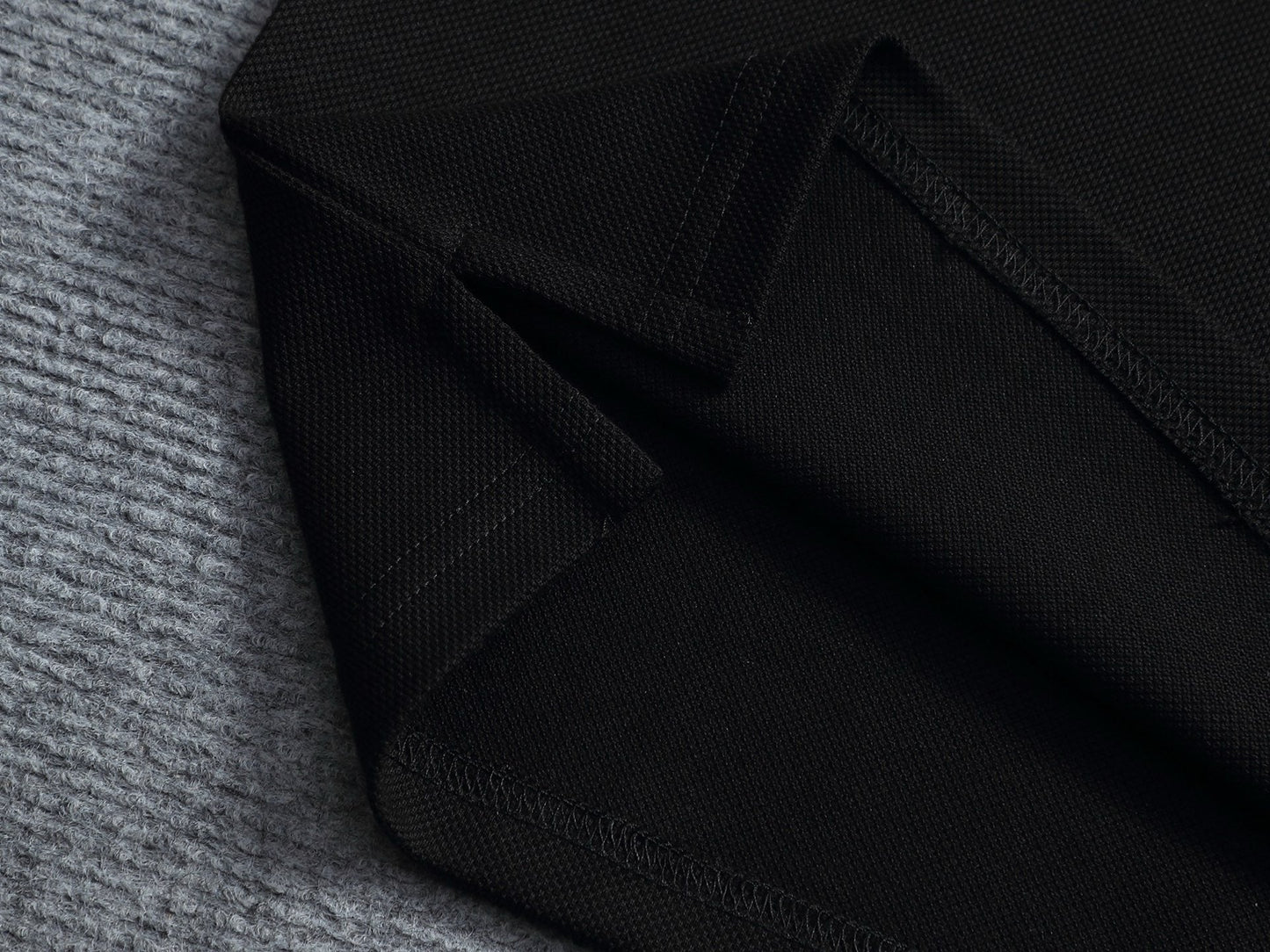 260113 New high-quality classic check-patterned woven collar polo