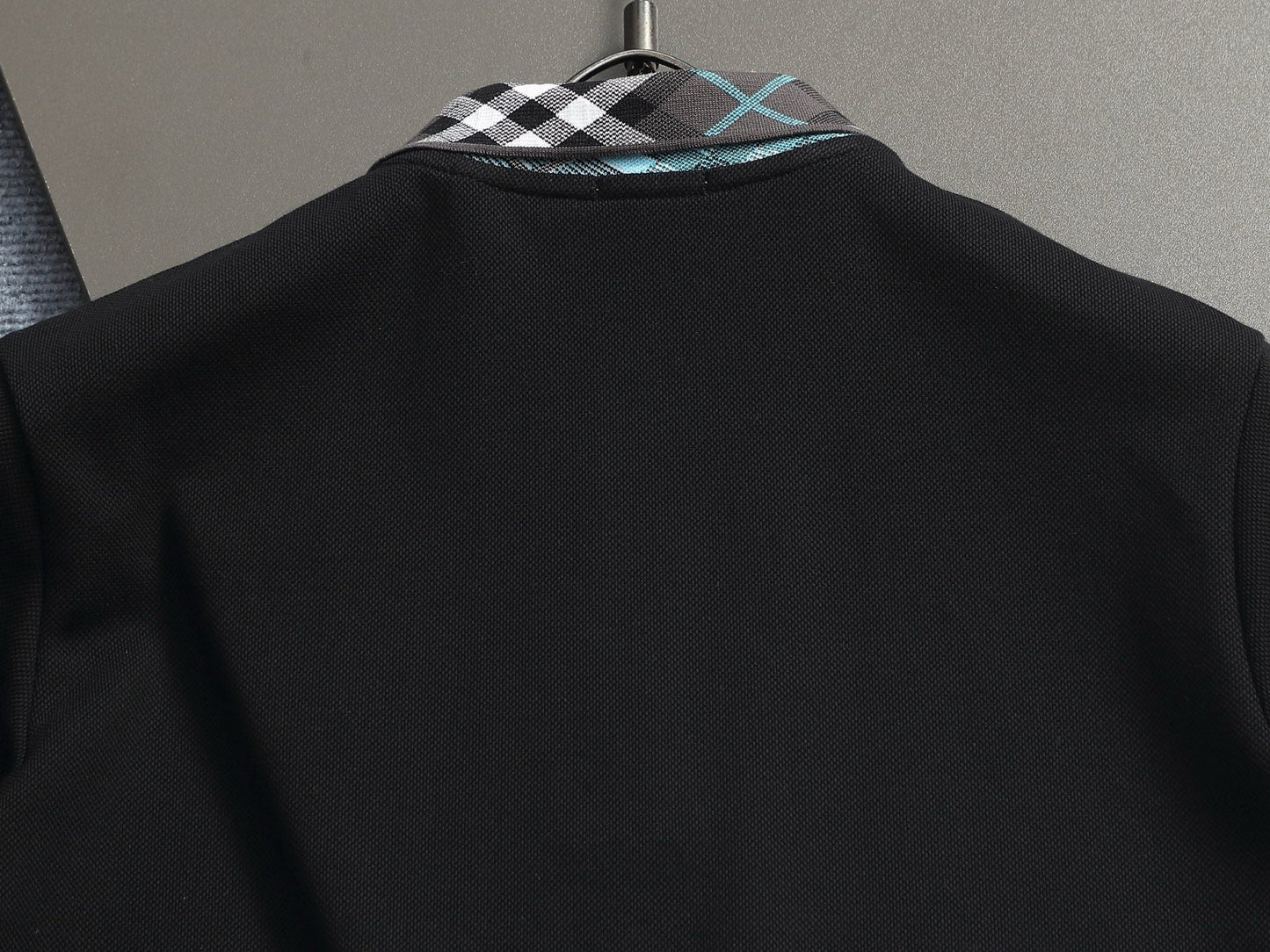260113 New high-quality classic check-patterned woven collar polo