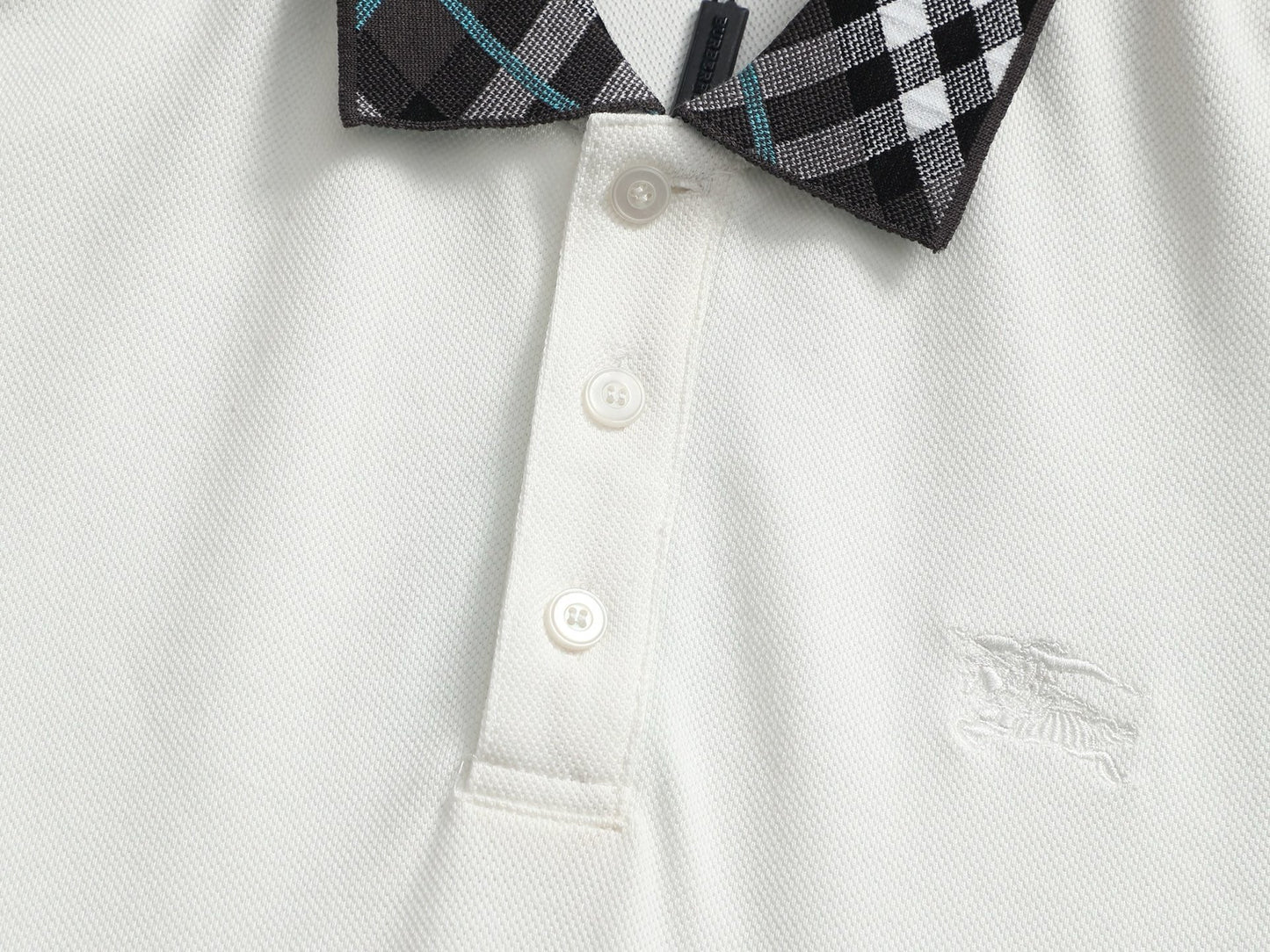 260113 New high-quality classic check-patterned woven collar polo
