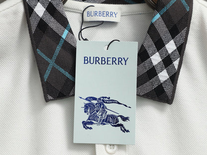 260113 New high-quality classic check-patterned woven collar polo