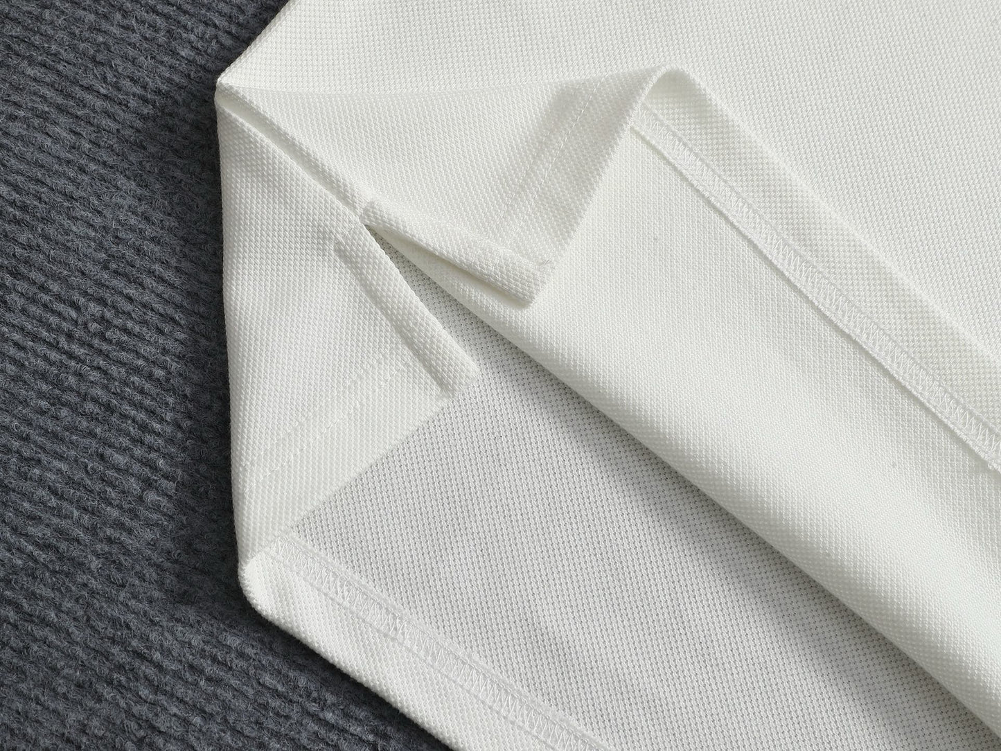 260113 New high-quality classic check-patterned woven collar polo