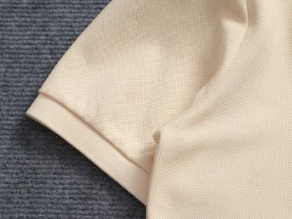 260113 New high-quality classic check-patterned woven collar polo
