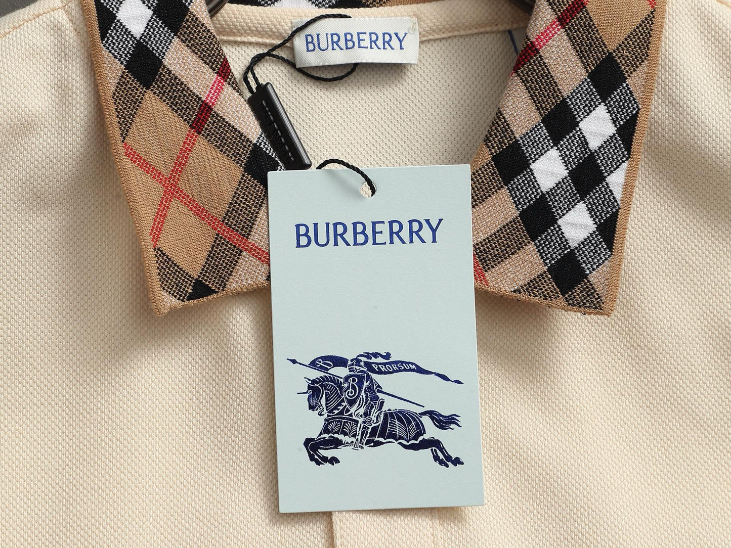 260113 New high-quality classic check-patterned woven collar polo