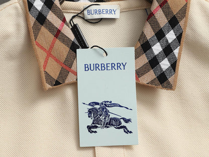 260113 New high-quality classic check-patterned woven collar polo