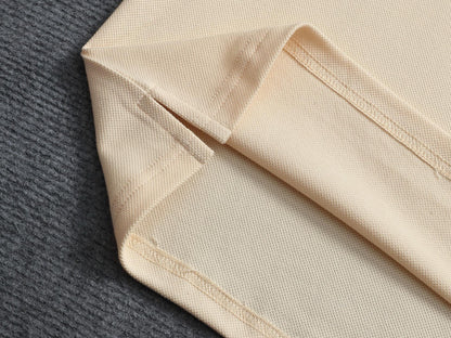 260113 New high-quality classic check-patterned woven collar polo