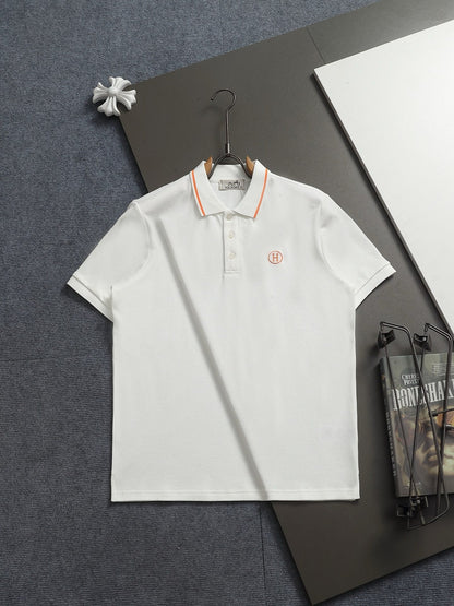 260113 New high-quality classic embroidered polo