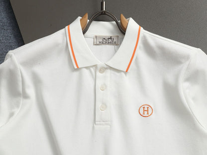 260113 New high-quality classic embroidered polo