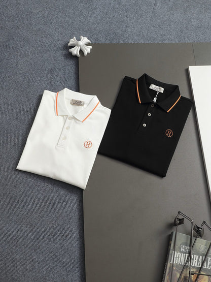 260113 New high-quality classic embroidered polo