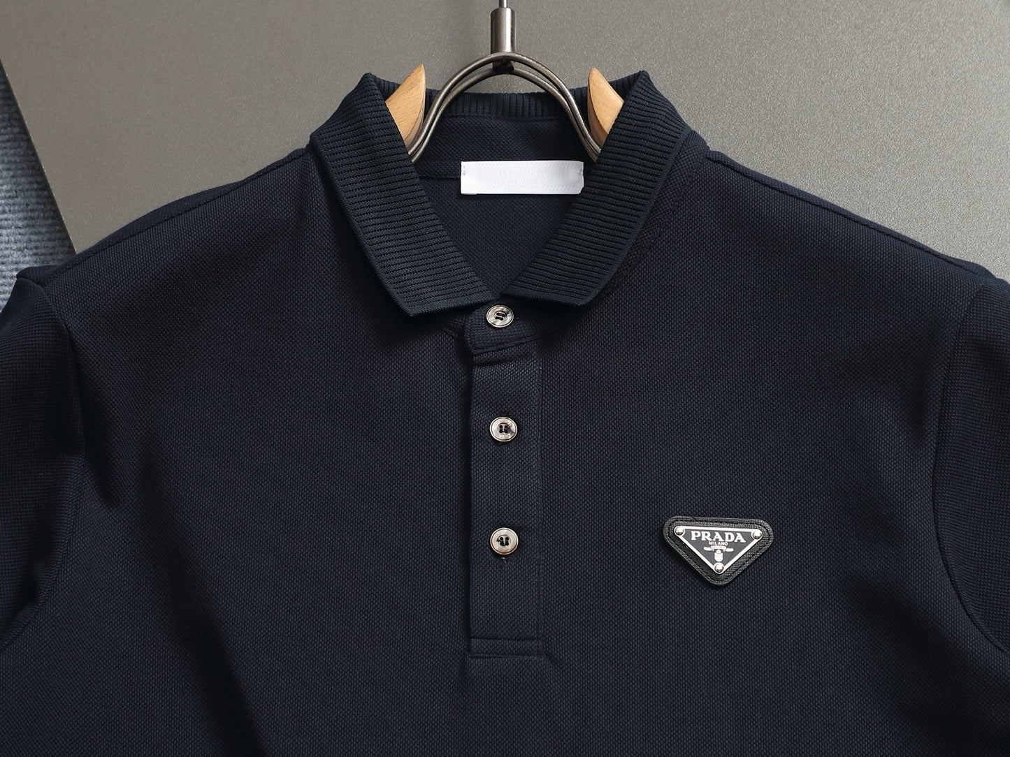 260113 New high-quality towel collar polo with triangular logo