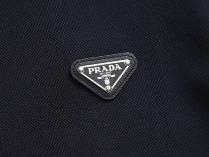 260113 New high-quality towel collar polo with triangular logo