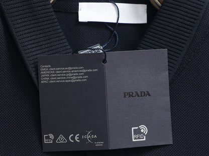 260113 New high-quality towel collar polo with triangular logo