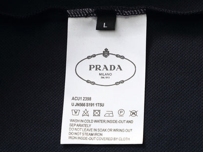 260113 New high-quality towel collar polo with triangular logo