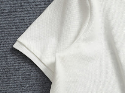260113 New high-quality towel collar polo with triangular logo