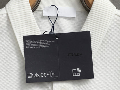 260113 New high-quality towel collar polo with triangular logo