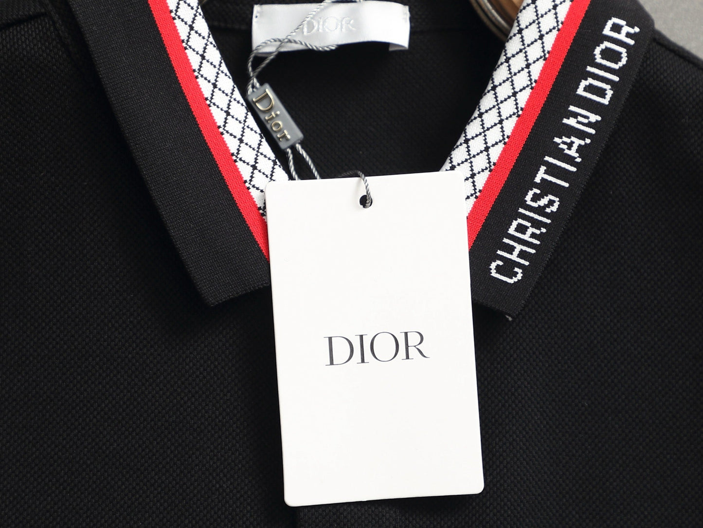 260113 New high-quality letter-stitched multi-color patch-neck Polo
