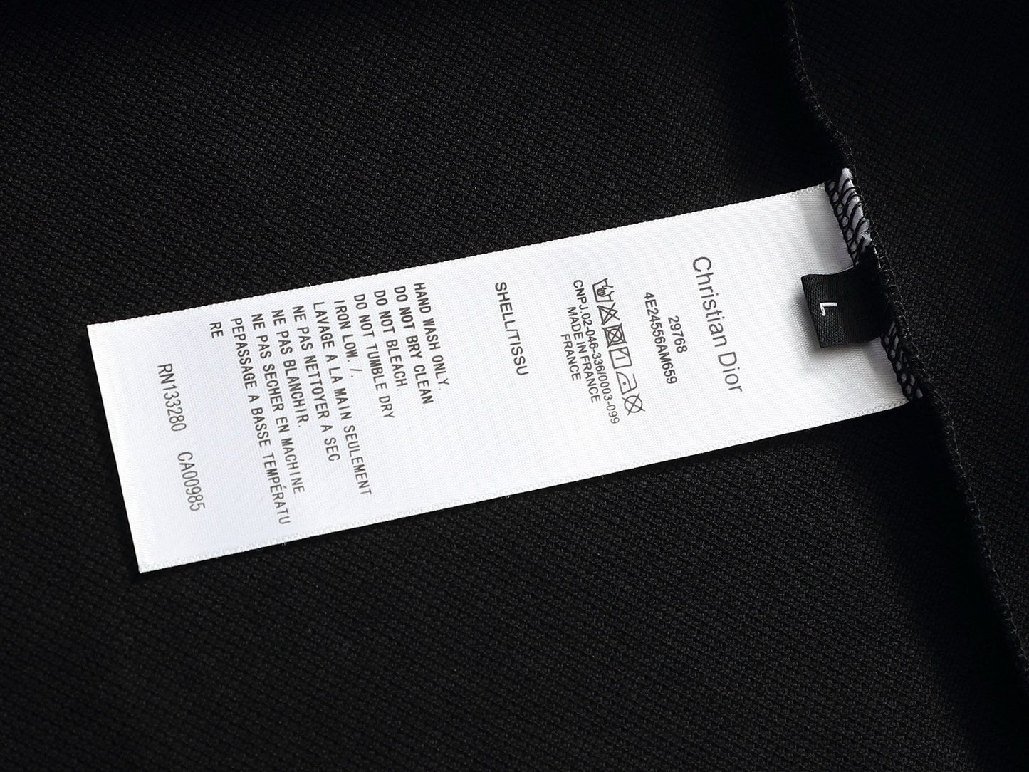 260113 New high-quality letter-stitched multi-color patch-neck Polo