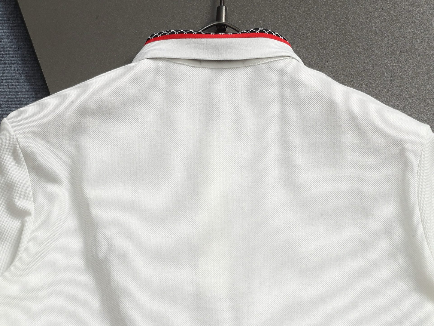 260113 New high-quality letter-stitched multi-color patch-neck Polo