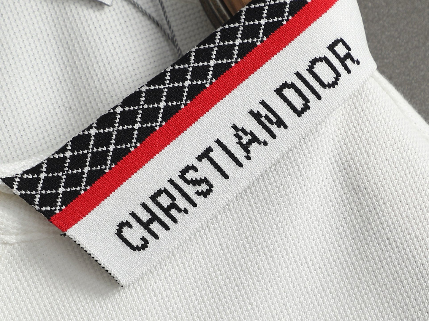 260113 New high-quality letter-stitched multi-color patch-neck Polo