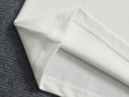 260113 New high-quality letter-stitched multi-color patch-neck Polo