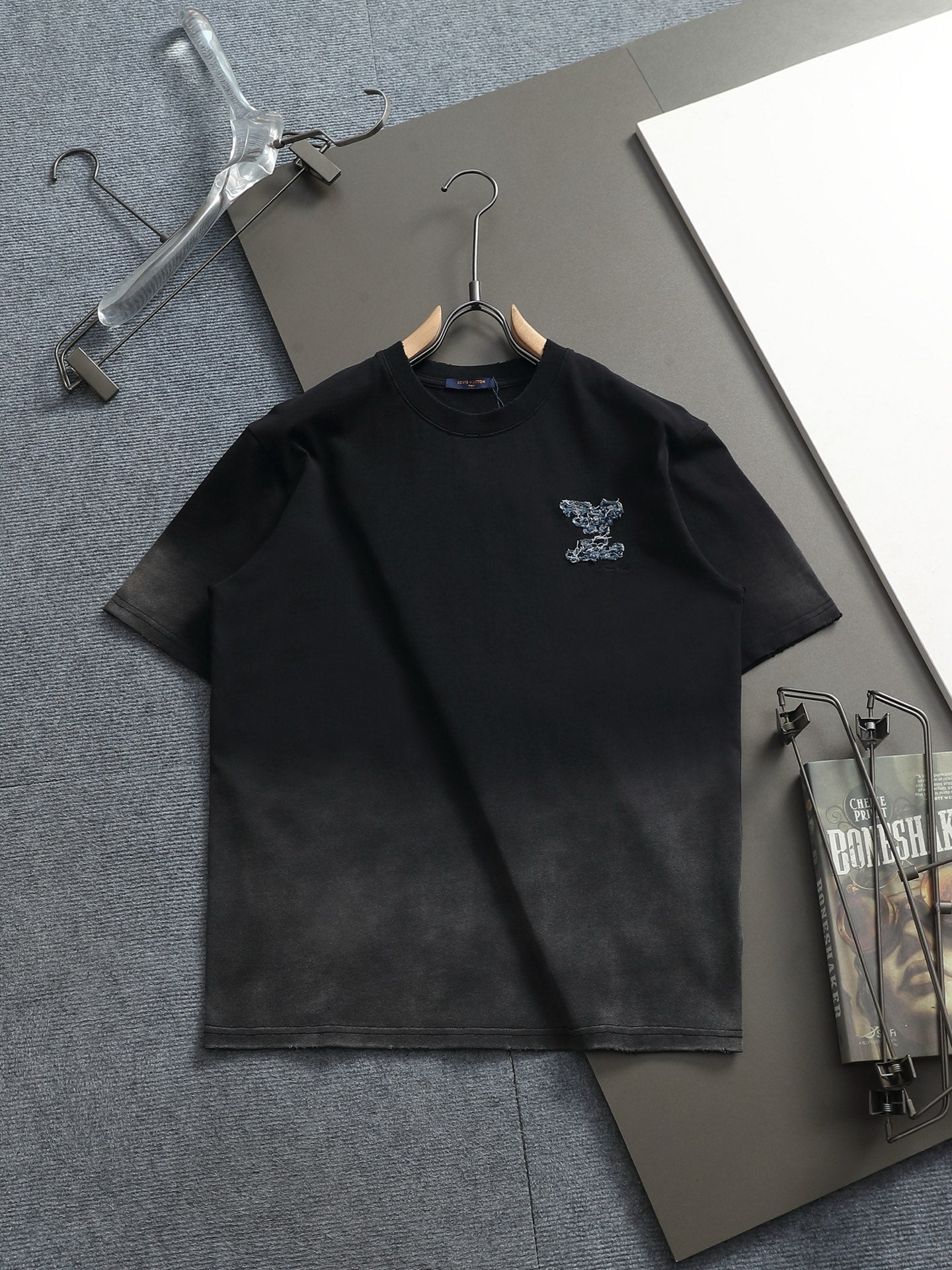 260113 New high-quality tie-dye gradient T-shirt
