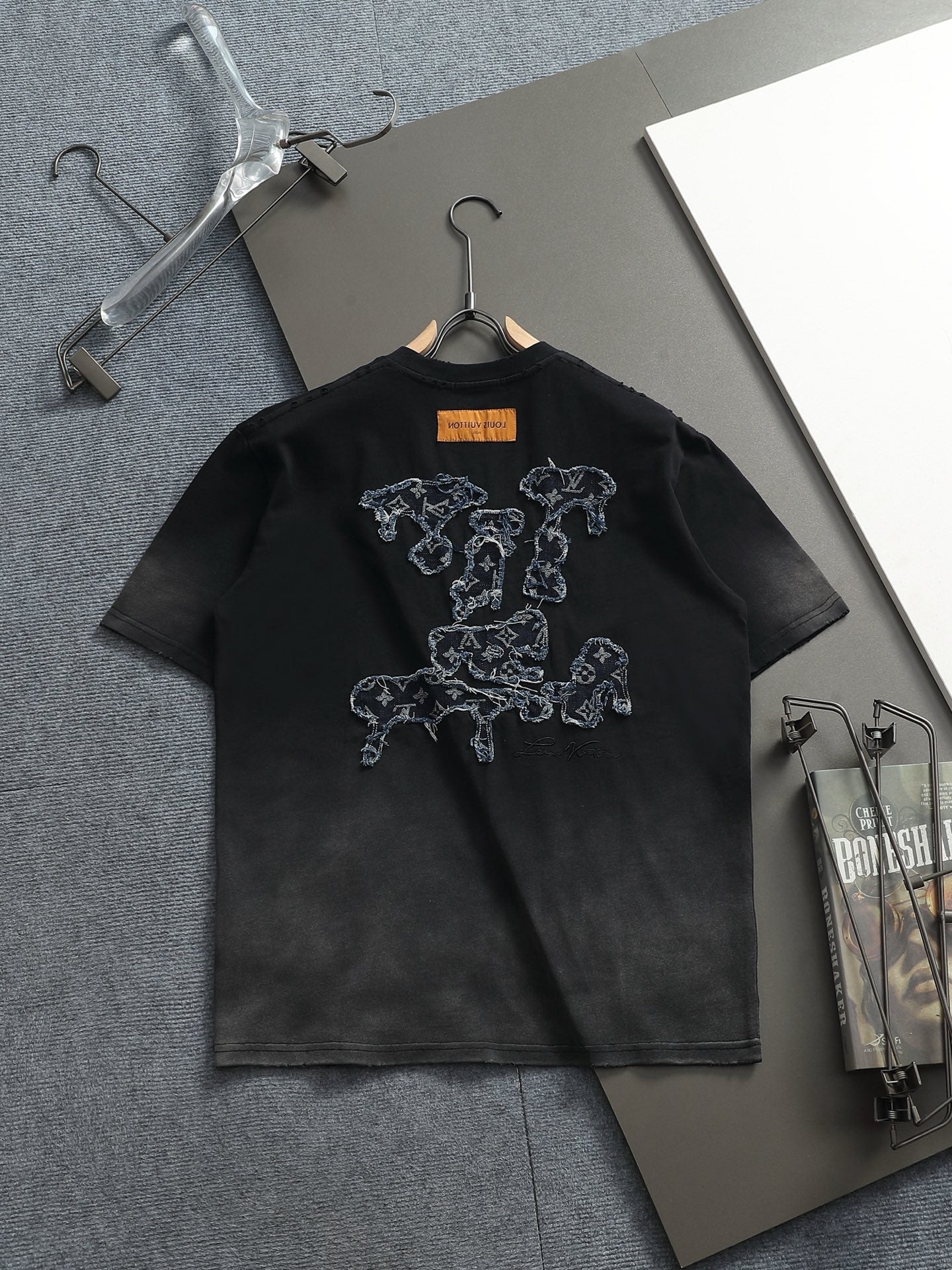 260113 New high-quality tie-dye gradient T-shirt