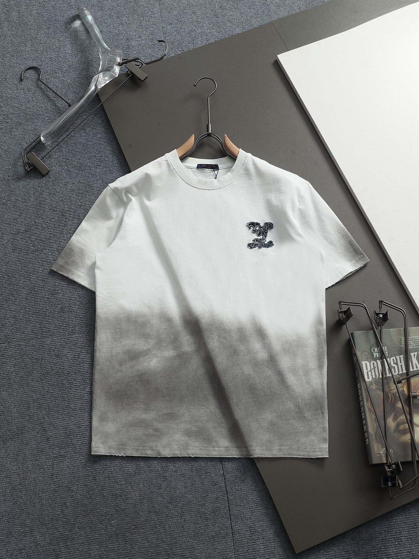 260113 New high-quality tie-dye gradient T-shirt