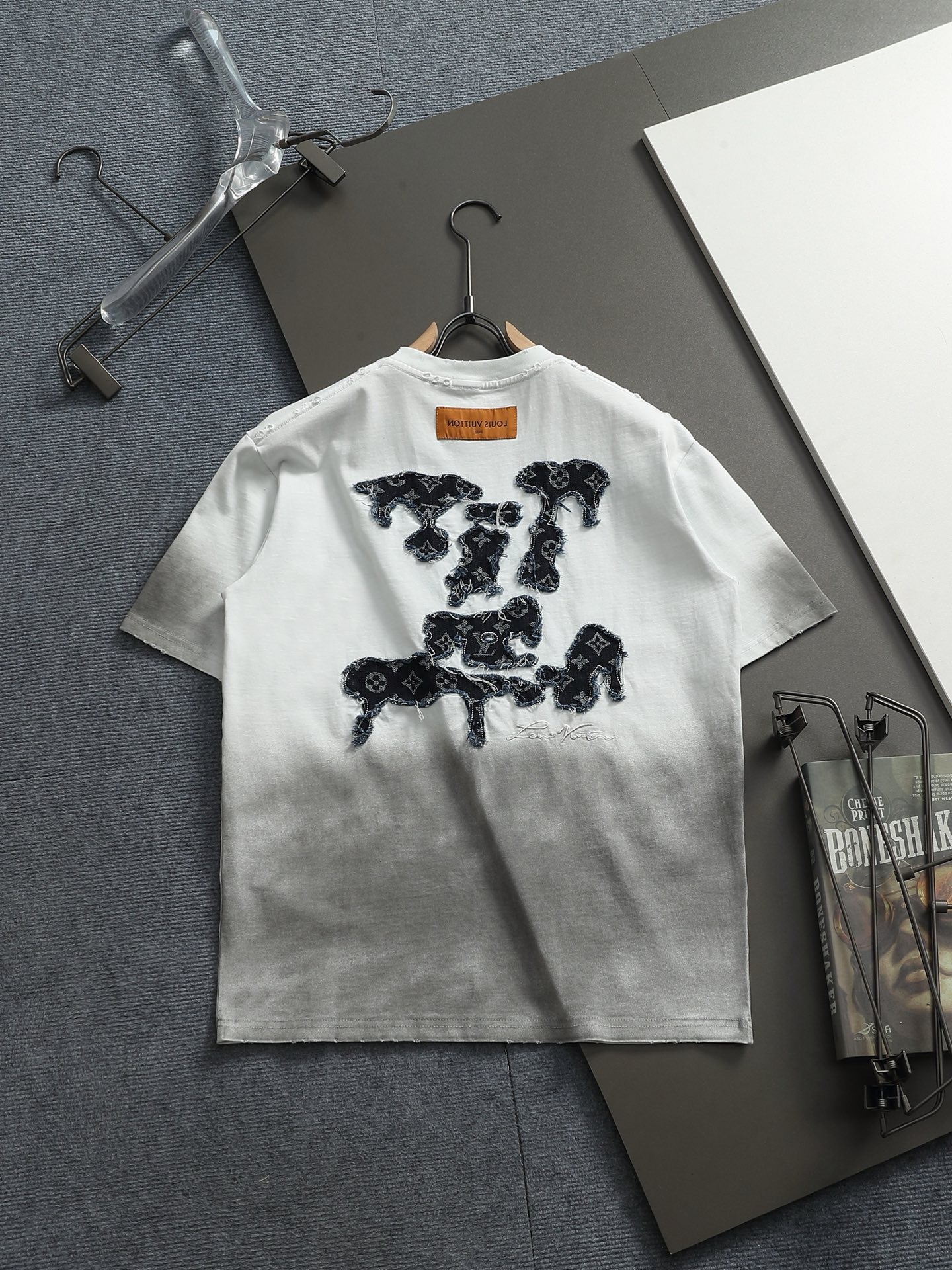 260113 New high-quality tie-dye gradient T-shirt