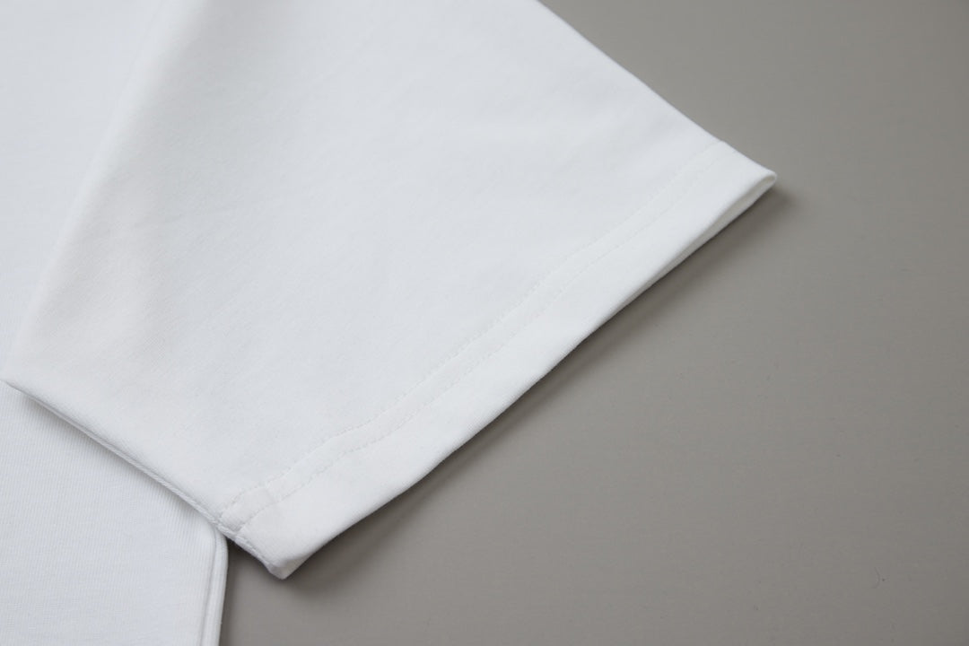 260120 New high-quality classic boys' embroidered T-shirt