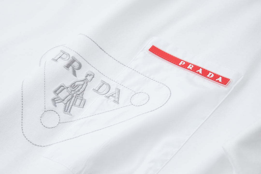 260120 New high-quality classic boys' embroidered T-shirt