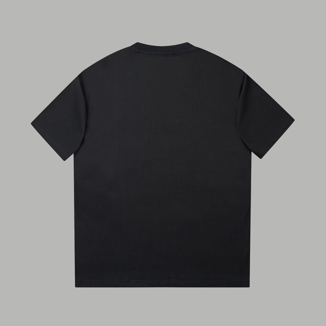 260120 New high-quality classic boys' embroidered T-shirt