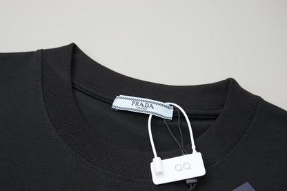 260120 New high-quality classic boys' embroidered T-shirt