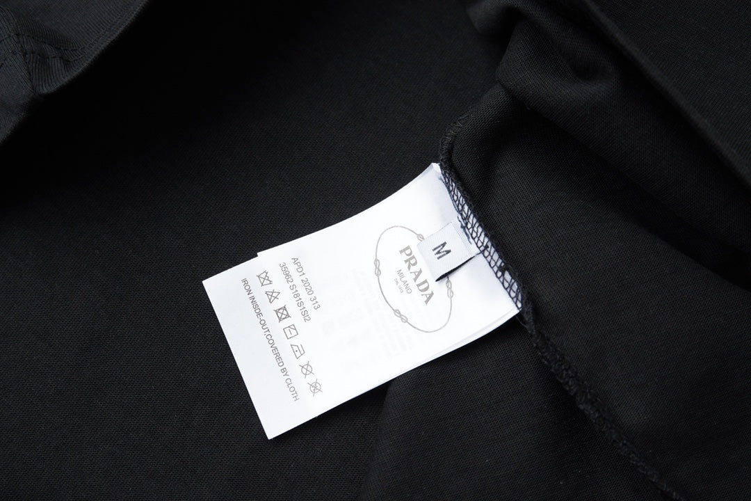 260120 New high-quality classic boys' embroidered T-shirt