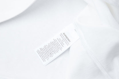 260120 New high-quality checked patchwork embroidered T-shirt