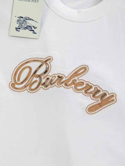 260120 New high-quality embroidered T-shirt with font design