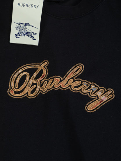 260120 New high-quality embroidered T-shirt with font design
