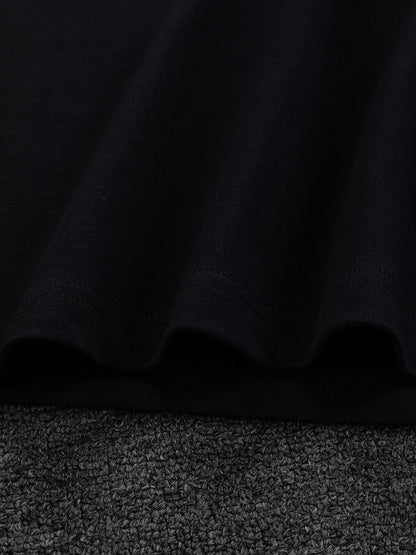 260120 New high-quality embroidered T-shirt with font design