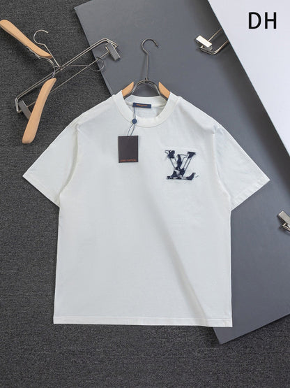 260120 New high-quality special embroidery craft T-shirt