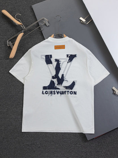260120 New high-quality special embroidery craft T-shirt